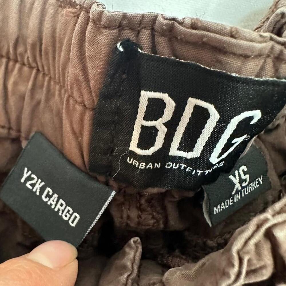 Urban Outfitters Y2K Brown Cargo Pants With Pockets Perfect Fit BDG Line Size XS - Picture 4 of 7